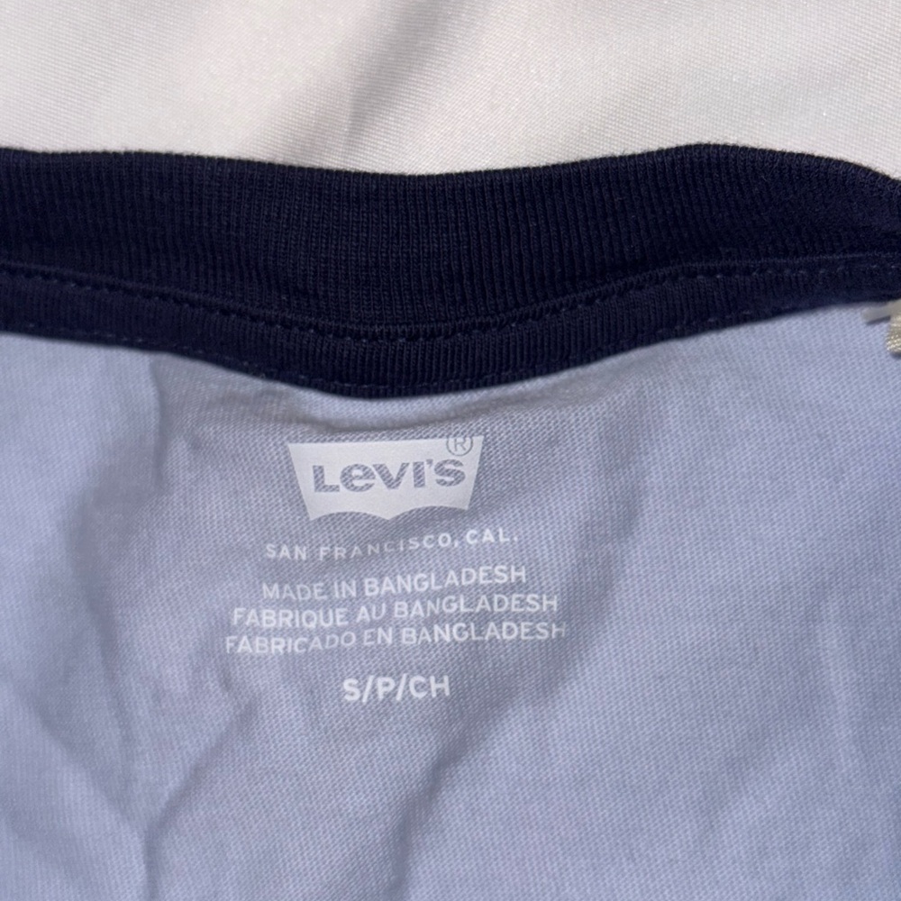 Levi’s Fruit Logo Ringer Tee – Size Small - Picture 3 of 6